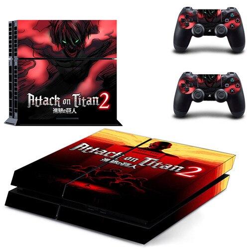 Sticker PS4 Attack on Titan