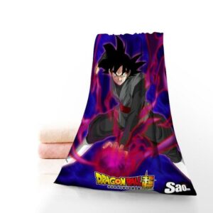 Serviette Dragon Ball Super Goku Black Attaque