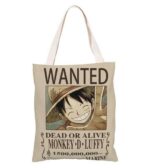 Sac Cabas One Piece Luffy Wanted