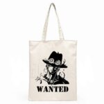 Sac Cabas One Piece Ace Wanted