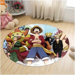 Tapis Rond One Piece  Luffy & Co