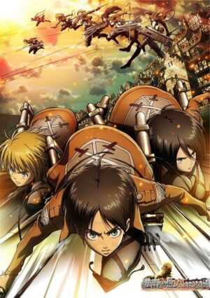 Poster Armin - Eren - Mikasa