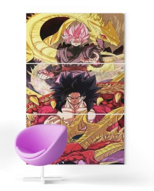 Tableau Dragon Ball GT Goku Rosé